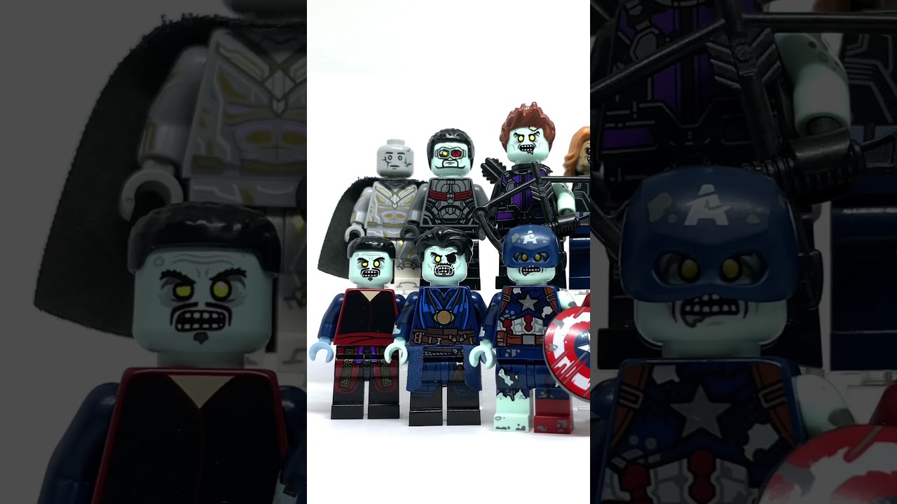 LEGO MCU ZOMBIES FIGURES From What If...? (Custom and Official)🔥
