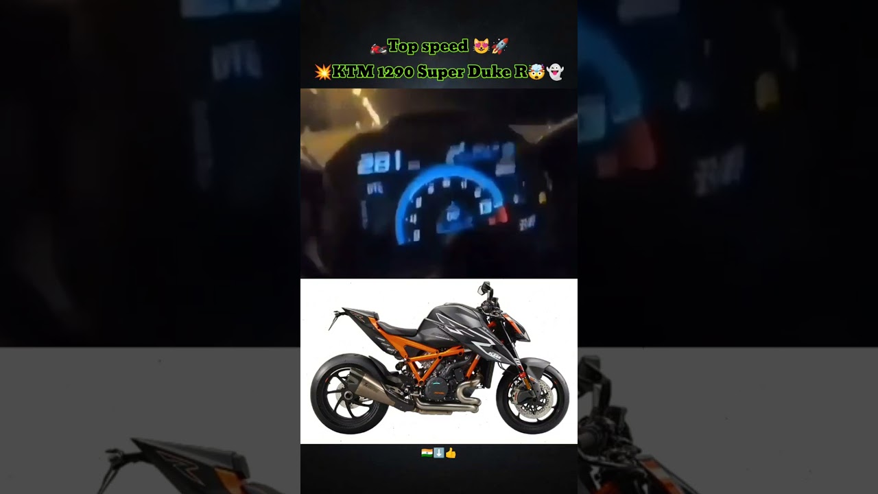 KTM 1290 Super Duke R Top Speed 🔥 | The Beast of Naked Bikes!