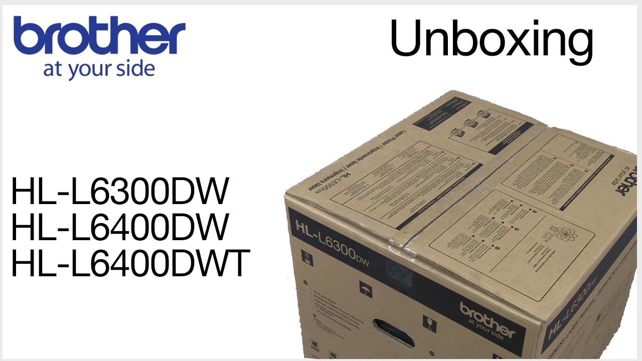 Unboxing the Brother HLL6300DW
