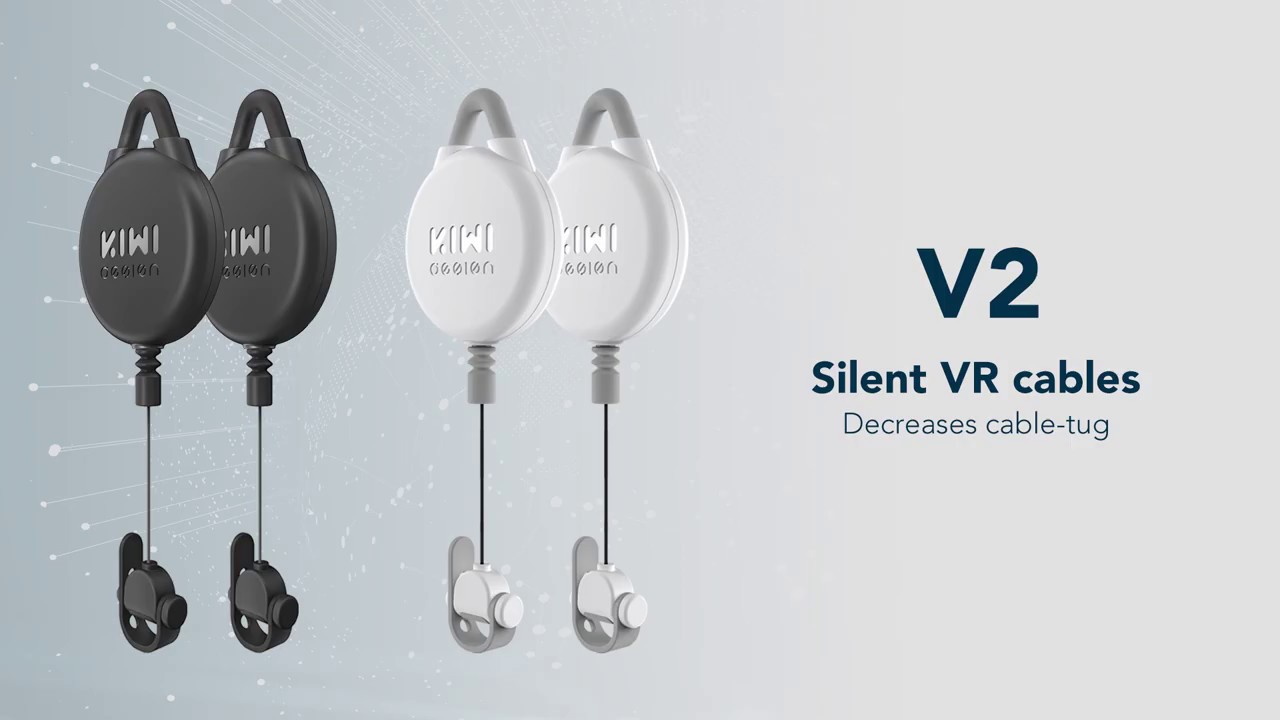 KIWI design Silent VR Cable Pulley System Management for HTC VIVE PRO/OCULUS RIFT/PS VR