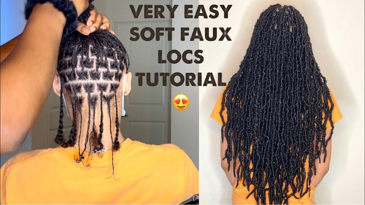QUICK & EASY SOFT FAUX LOCS TUTORIAL | VERY Detailed | #SOFTFAUXLOCS