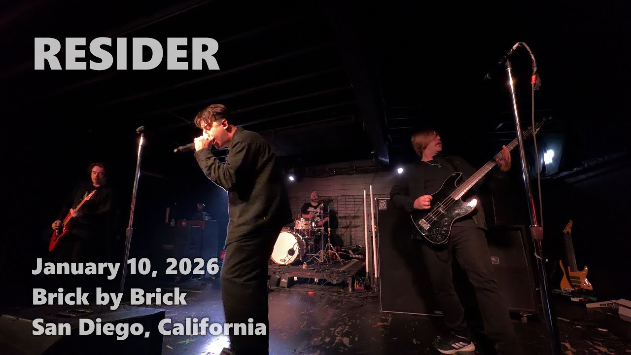Resider · 2026-01-10 · Brick by Brick · San Diego · full live show