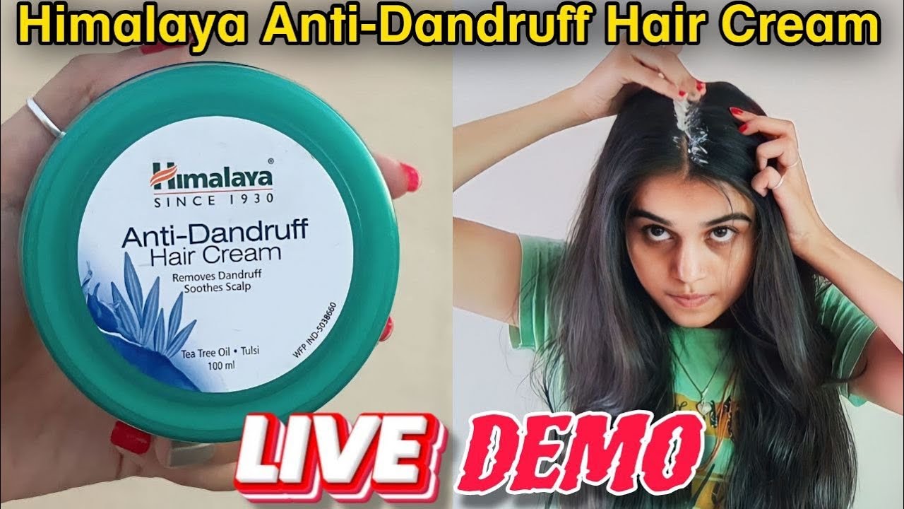 Himalaya Anti-Dandruff Hair Cream || Live Demo That Does It Work Or Not