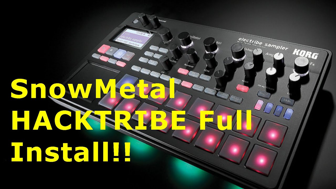 How to Install DIY Hacktribe Firmware on Your Korg Electribe Sampler (ES2) .. SnowMetal 2024