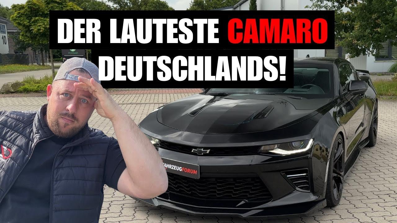 Dieser Camaro mit Kompressor, ohne Kat, bringt ganz Deutschland zum Beben! 🔊🔥|CZ-Fahrzeugforum
