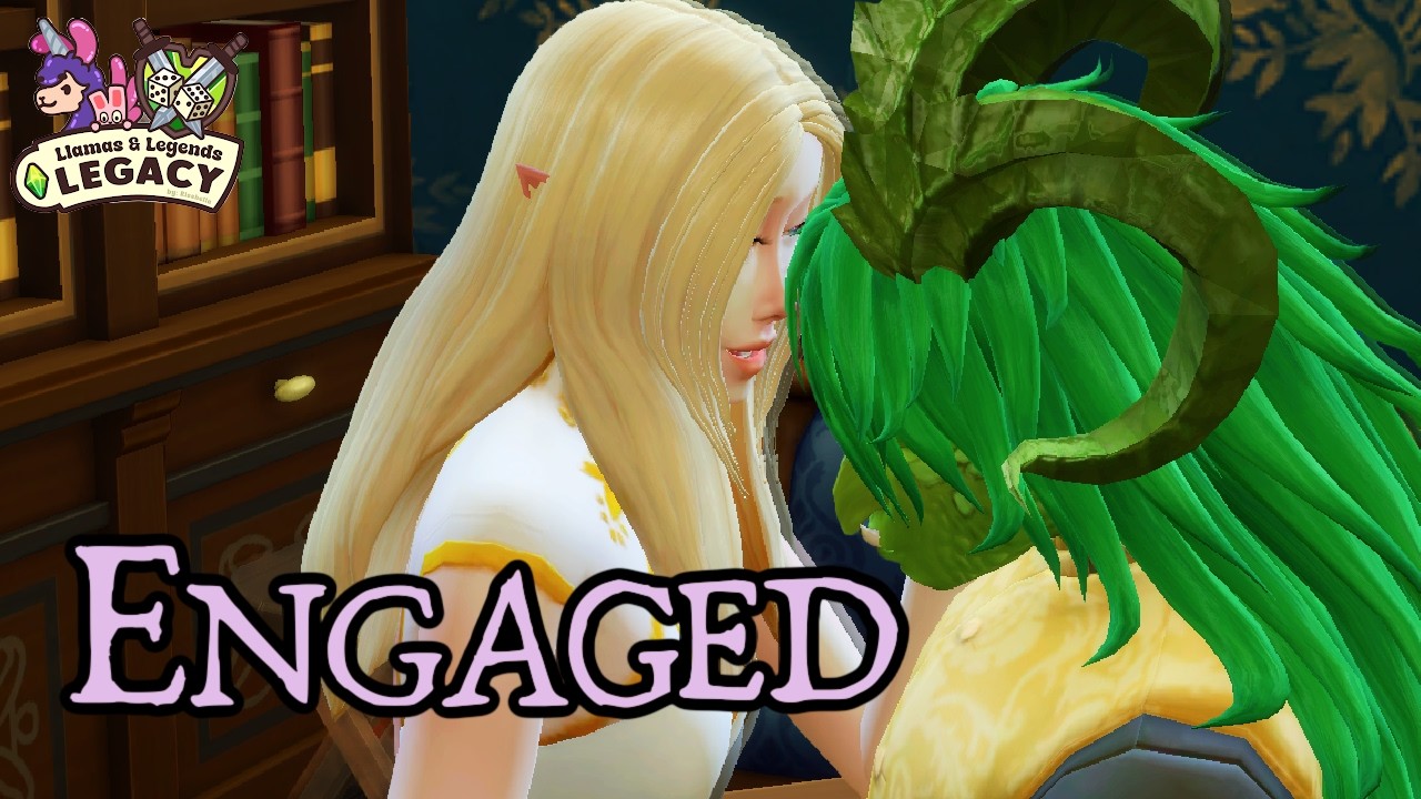 The 💍ENGAGEMENT💍 Party in the Sims 4 Llamas and Legends Legacy Challenge | Ep 14