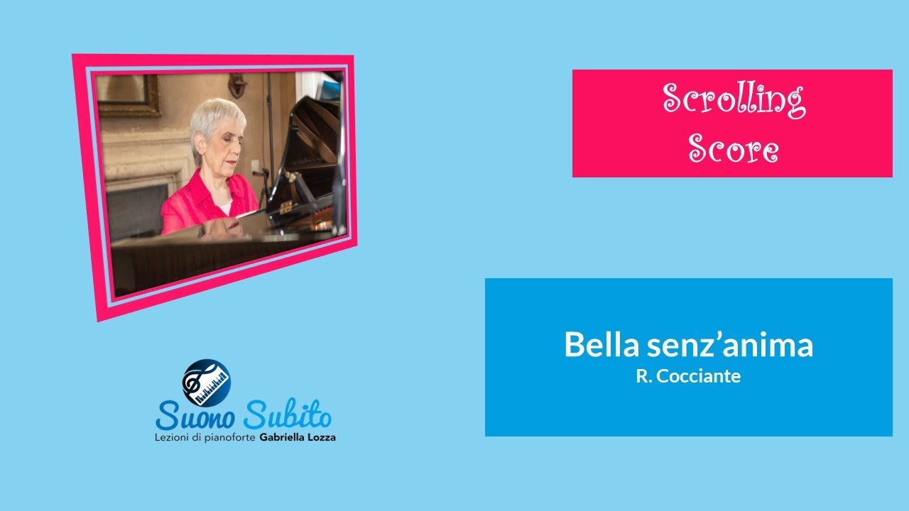 Bella senz'anima - R. Cocciante - A. Cassella M. Luberti