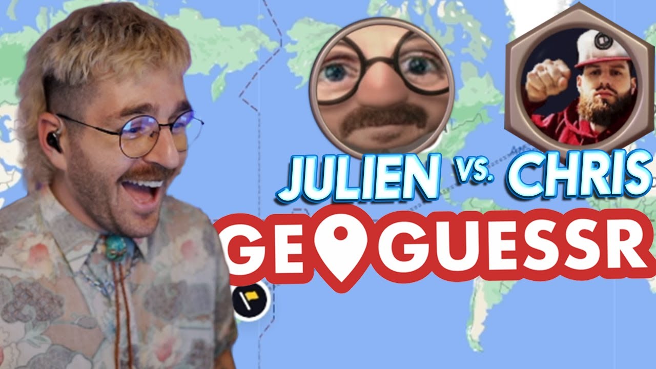 Julien duels Chris in Geoguessr