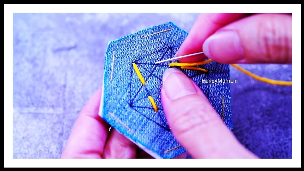 ✂【DIY】Hexagon Idea┃Christmas Patchwork Design┃HandyMumLin sewing Idea