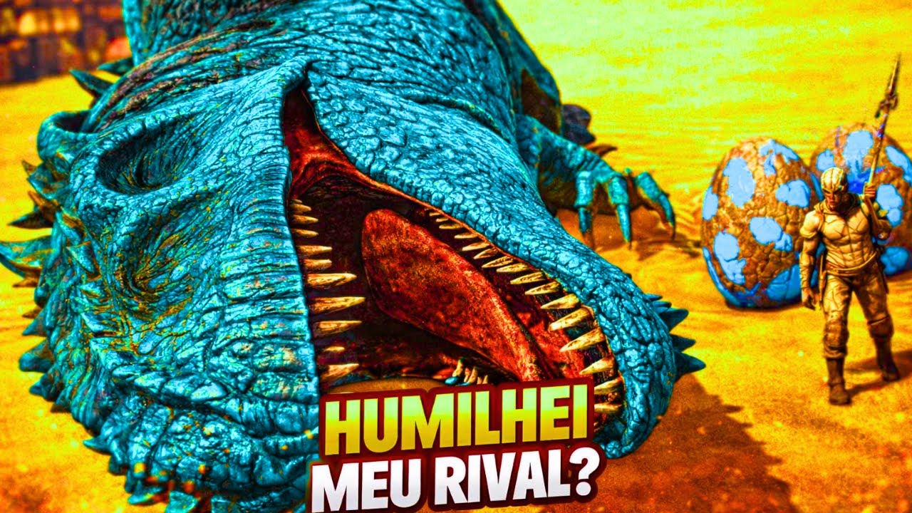 100 DIAS NO ARK: ENCONTREI A CRIATURA PERFEITA PRA HUMILHAR MEU RIVAL! VOU VENCER ESSE PVP? 😱
