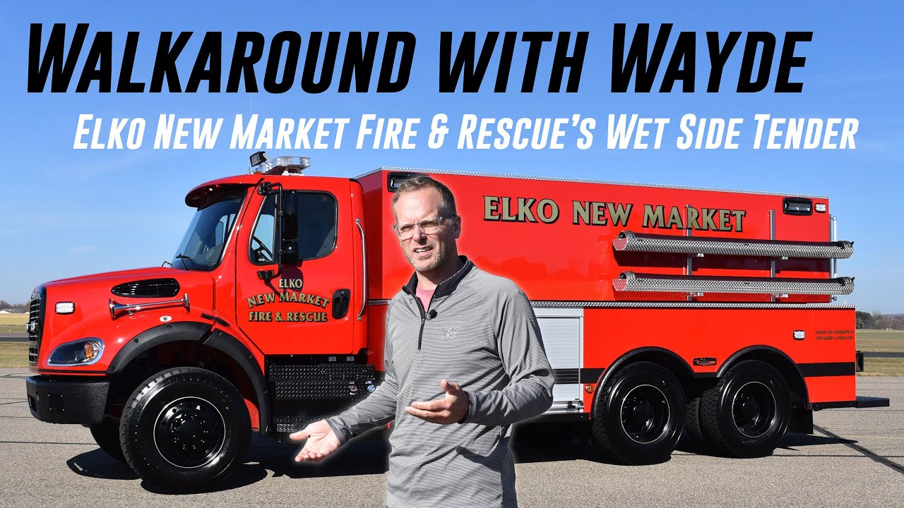 Elko New Market Fire & Rescue's Wet Side Tender by CustomFIRE