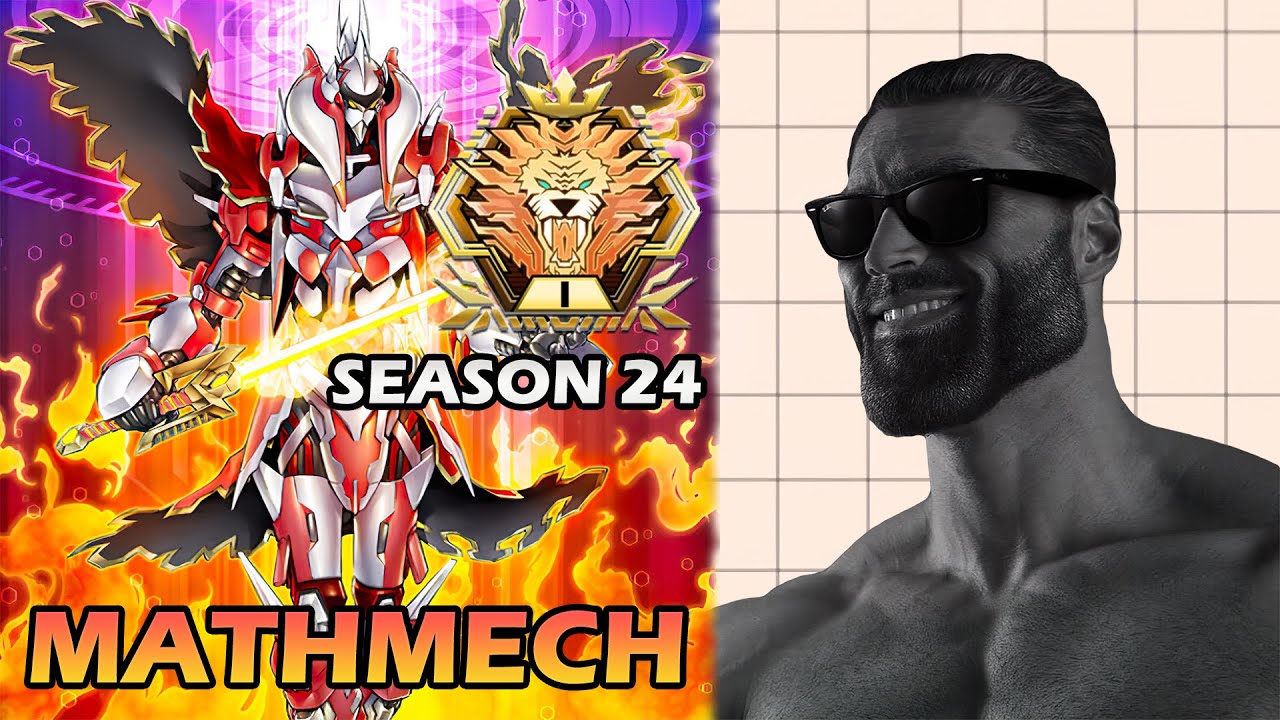 FINALLY MATHMECH GOT ME TO MASTER TIER 1 RANK SEASON 24 IN YUGIOH MASTER DUEL