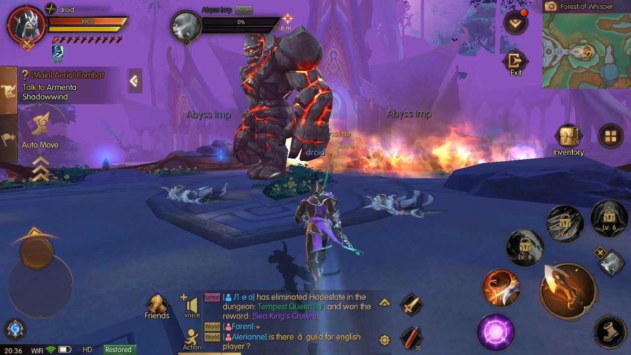 ⚔️👑 World of Kings 3D Gameplay - Android MMORPG #1