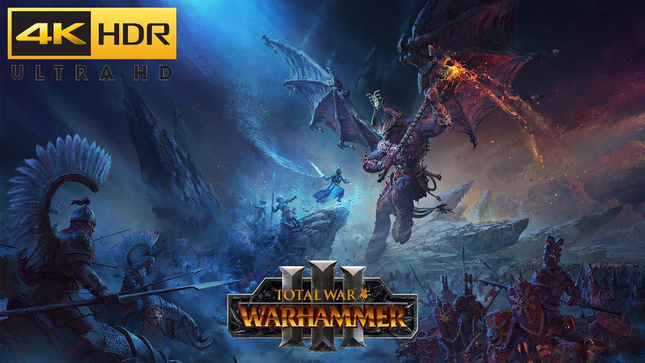 Total War: Warhammer 3 - max graphics 4k HDR battle benchmark with/without max GPU RAM GTX 3080