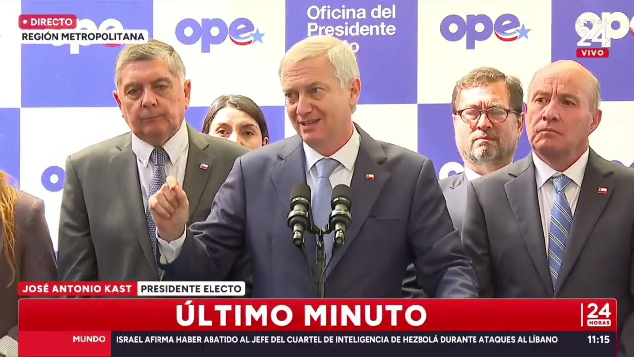 🔴 ÚLTIMO MINUTO| Kast responde a dichos de Boric tras fallida reunión en La Moneda