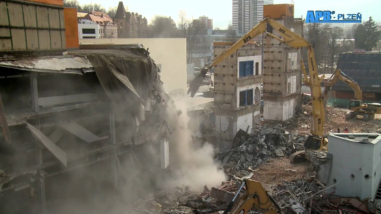APB Plzeň - demolice Tesca Liberec