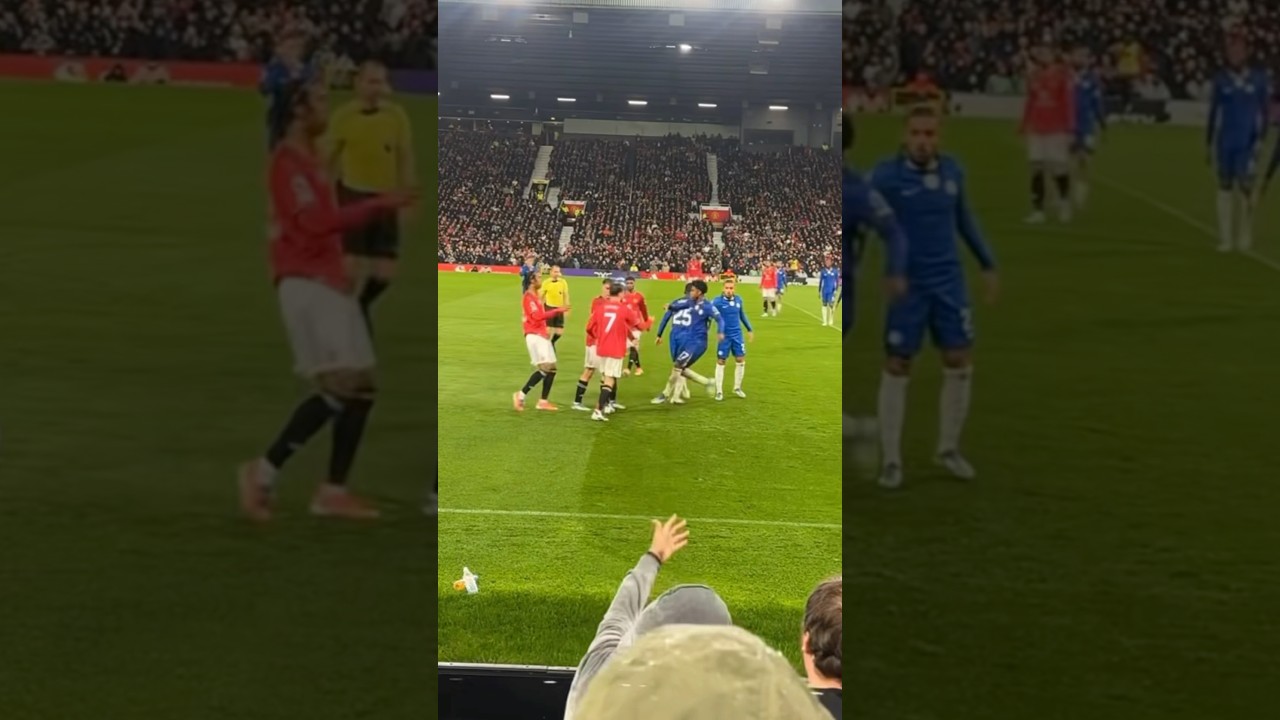 Manuel ugarte wasn&rsquo;t having it hard foul on his captain