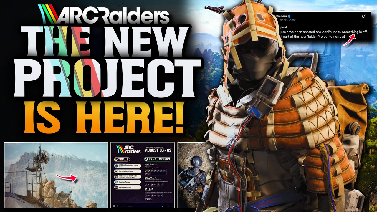 ARC Raiders NEW Project! New Skins & Loot Announcement!