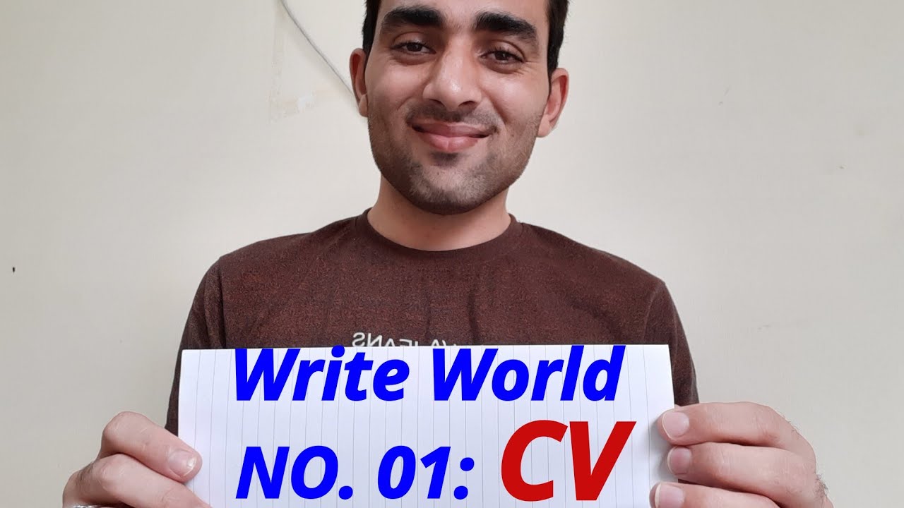 How to write a best CV | jawad Kashir
