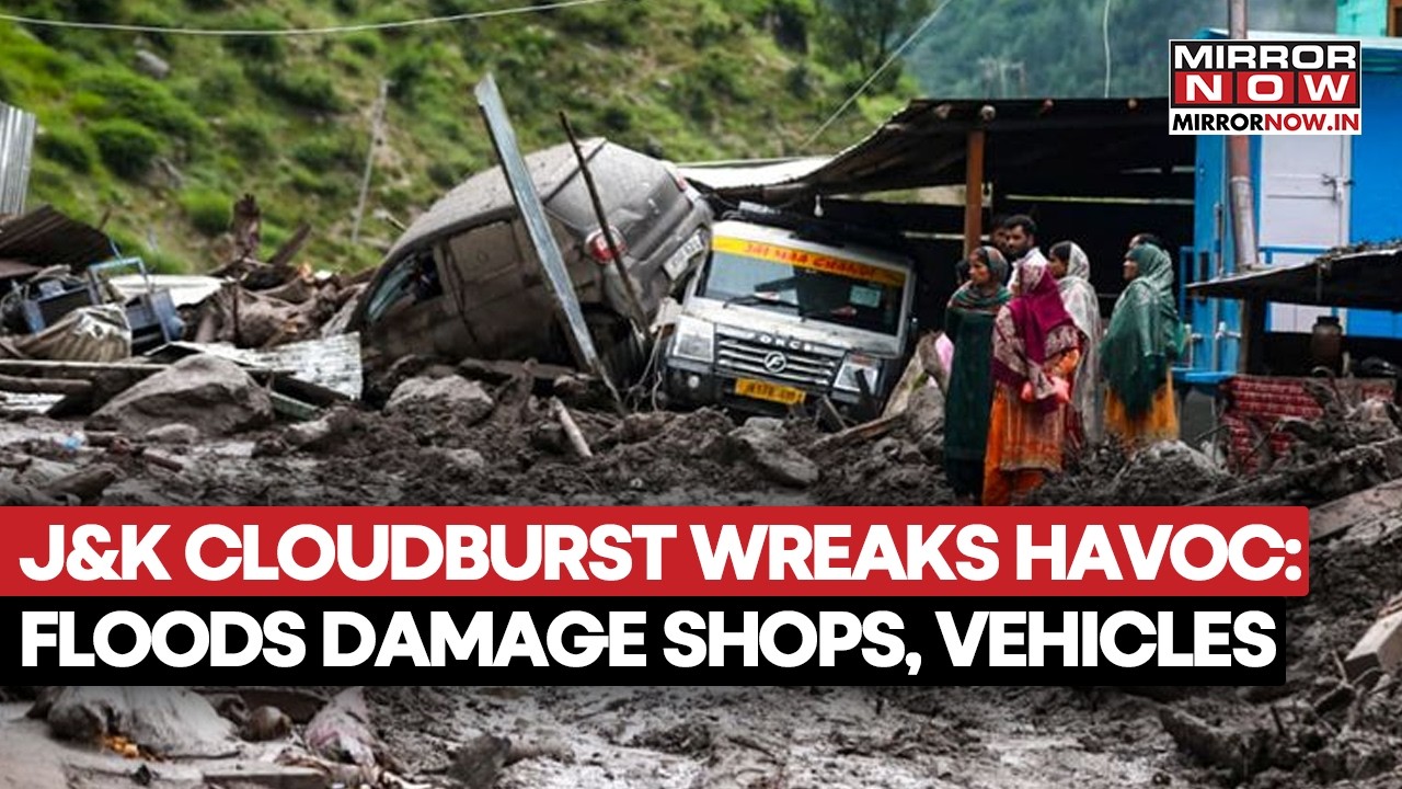 J&K Cloudburst Fury: Flash Floods Wreak Havoc Across Poonch, Pahalgam & Rajouri Amid Heavy Rain
