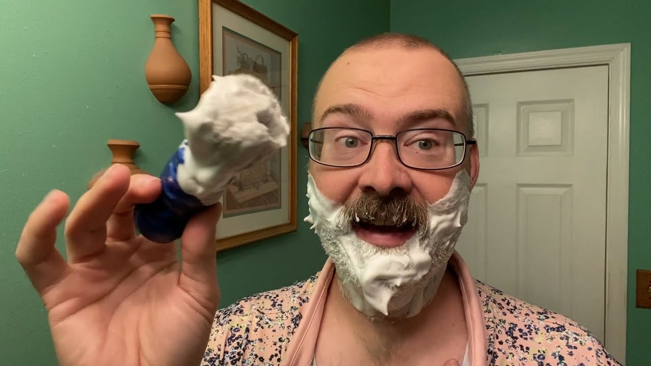 How To Make A Face Lather, Answering A Few Questions and 10 Day Shave #shavingwithbarchuckin