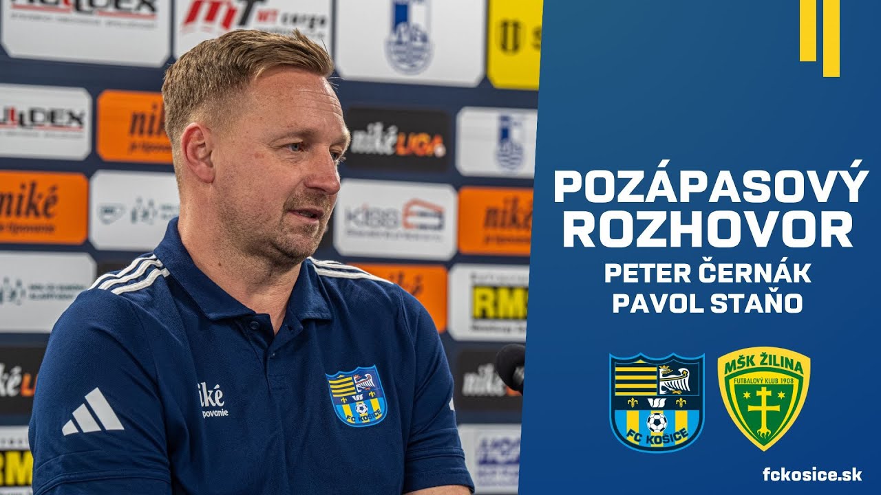 Vypočujte si vyjadrenie oboch trénerov po zápase FC Košice - MŠK Žilina
