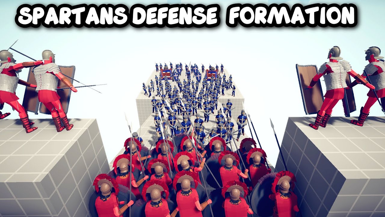 Spartans Defense Formation VS Every Units - TABS - Totally Accurate Battle Simulator (2)