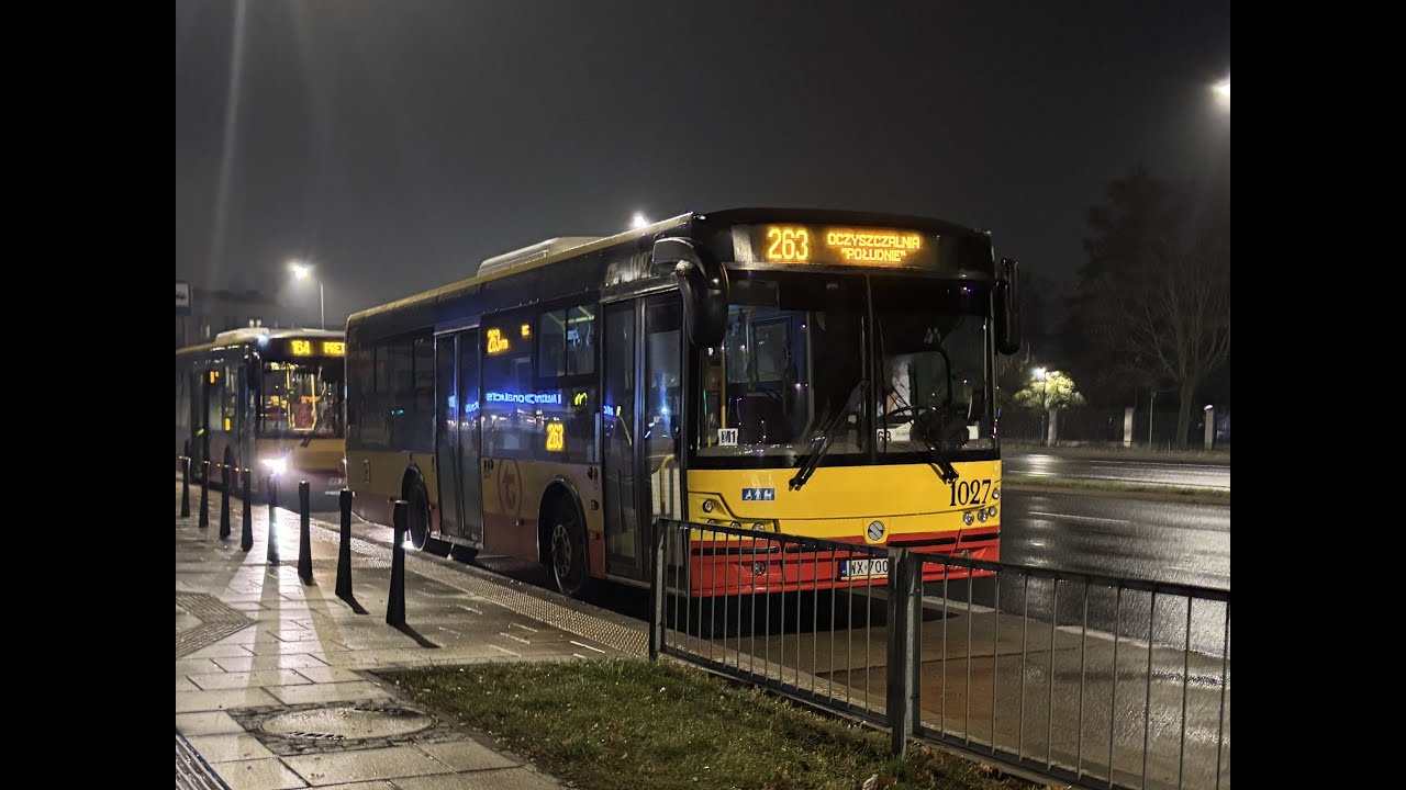 Solbus SM10 #1027 MZA Warszawa na M1/263