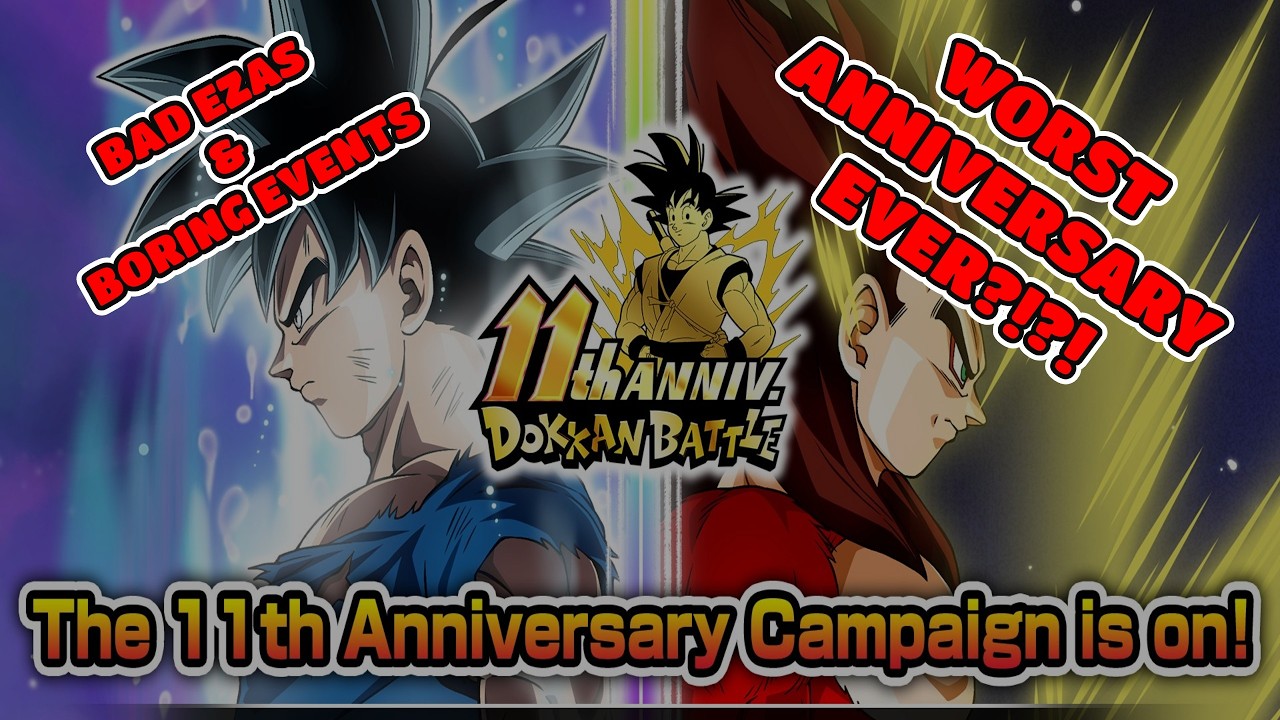 IS THIS THE WORST ANNIVESARY EVER? - 11TH ANNIVERSARY IS A FAILURE?!? - DBZ DOKKAN BATTLE