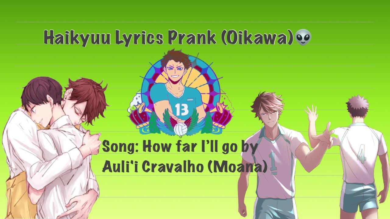 Haikyuu Lyrics Prank 👽