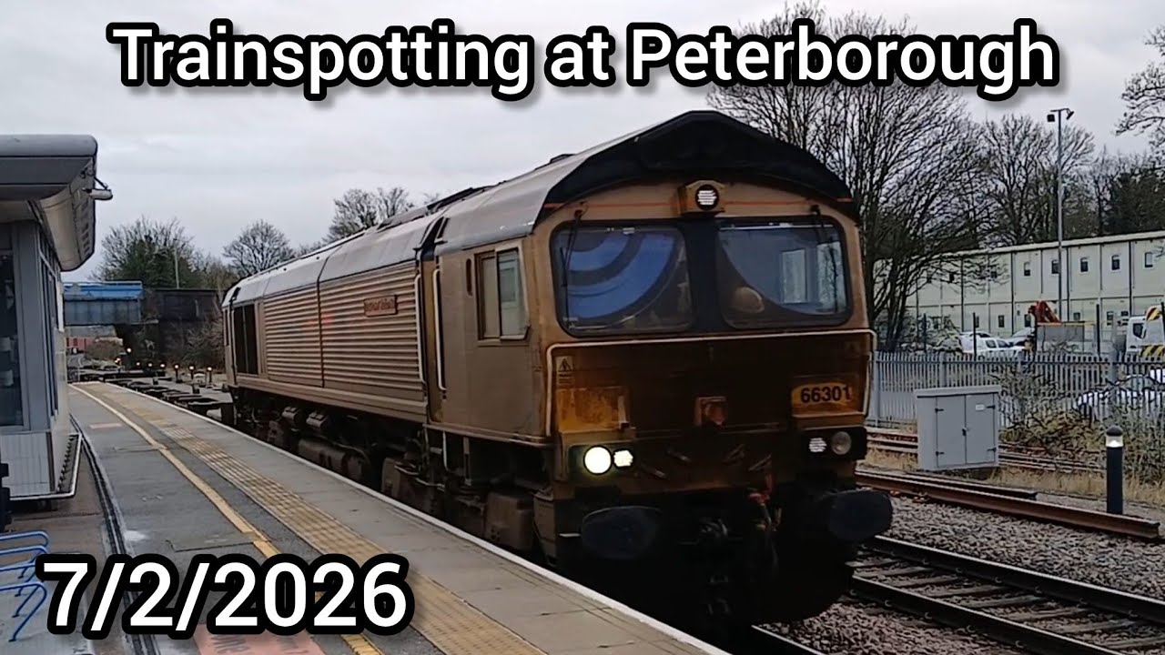 Trainspotting at Peterborough 7/2/2026
