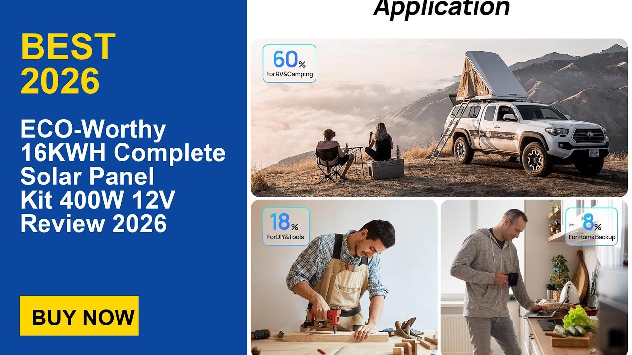 ECO-Worthy 16KWH Complete Solar Panel Kit 400W 12V Review 2026