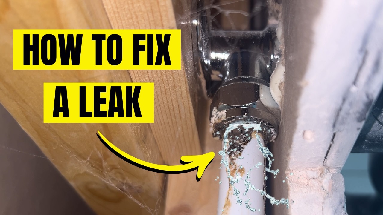 How to Find and Fix a Water Leak (DIY for Beginners)