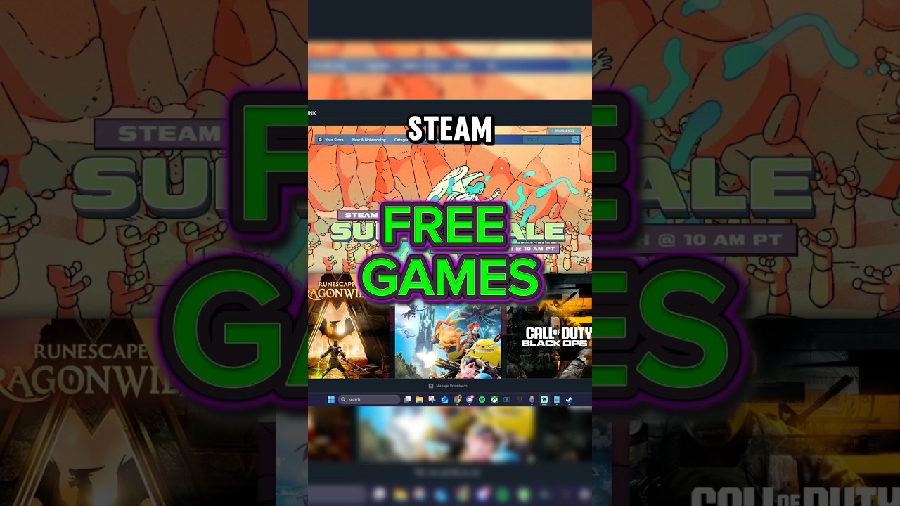 Не пропустите эти БЕСПЛАТНЫЕ игры с летней распродажи в Steam! 🆓💥
