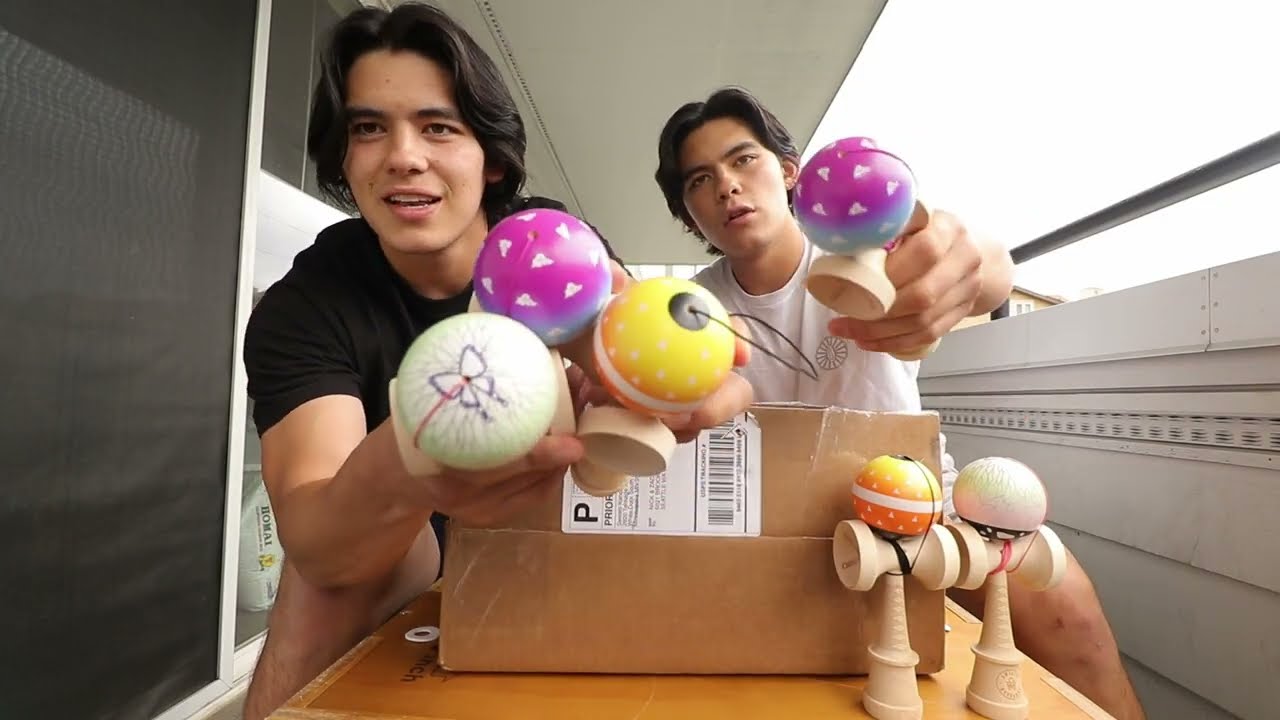 Demon Slayer Inspired Kendamas Unboxing ft. Nick & Zack Gallagher