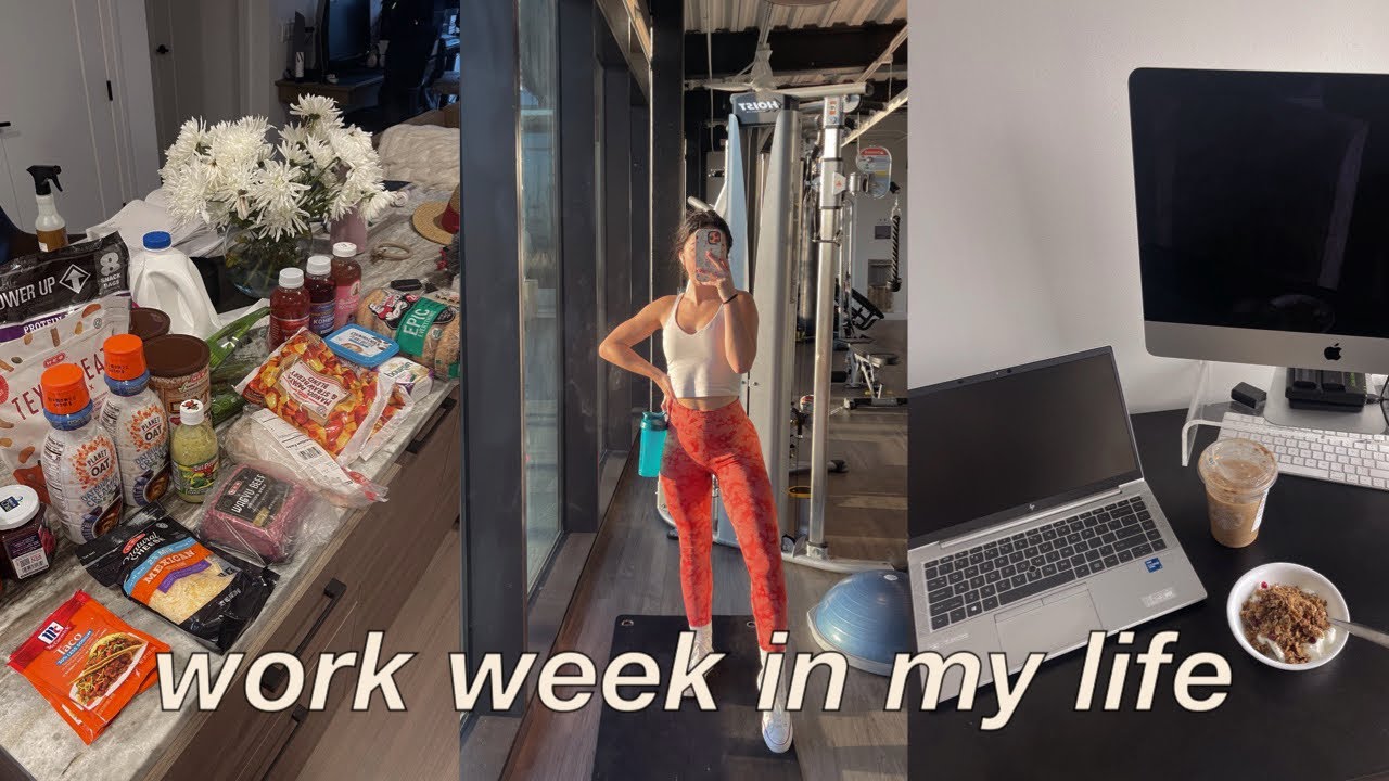work week in my life: getting in a new routine + first full week WFH in big 4 public accounting