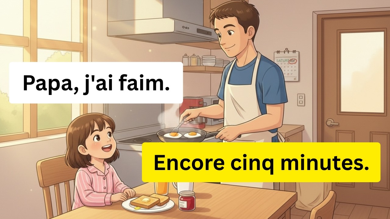 60 Minutes of Daily French Dialogues for beginners | Daily French Conversation (A1-A2)