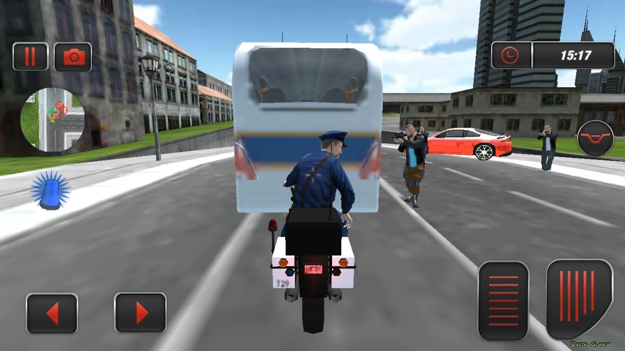 Police Moto Bike Real Gangster Chase | Android GamePlay Game for Mobile Devices