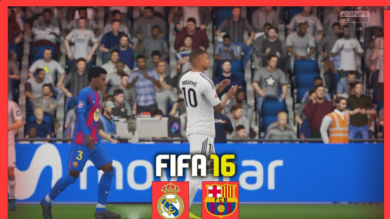FIFA 16 PC PATCH 2026 GAMEPLAY | REAL MADRID VS BARCELONA