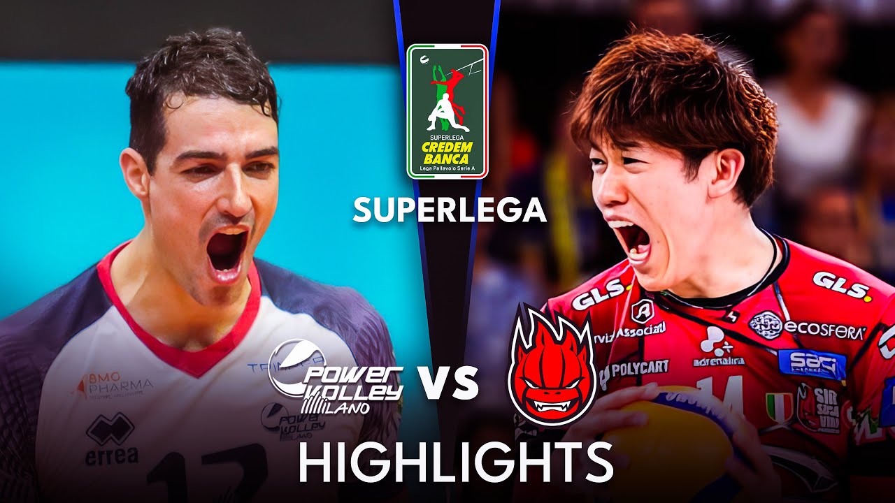 PERUGIA vs MILANO | Highlights | Pallavolo Superlega 2024