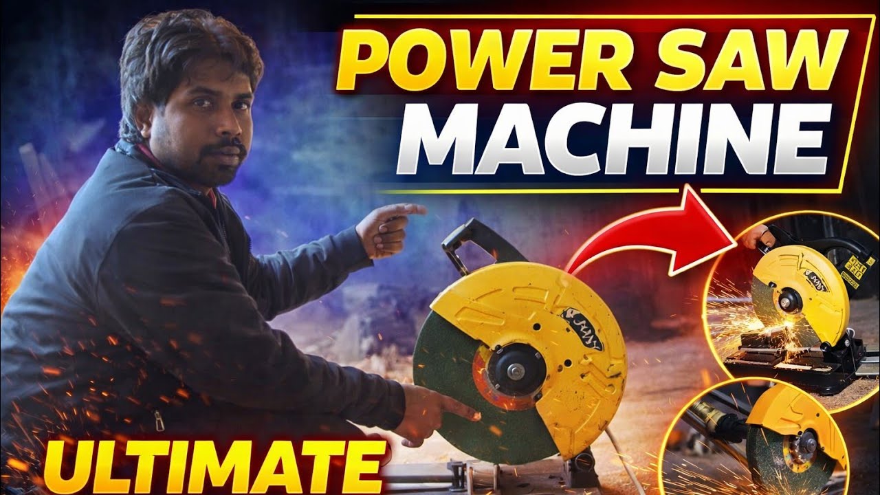 Main Parts of a Power saw machine 