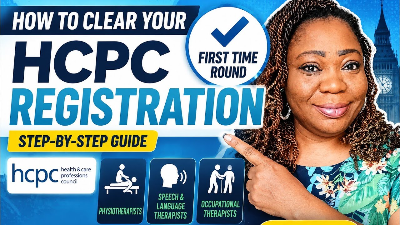 How to Clear your HCPC  Registration]  International physiotherapists, Occupational therapist & SLT'