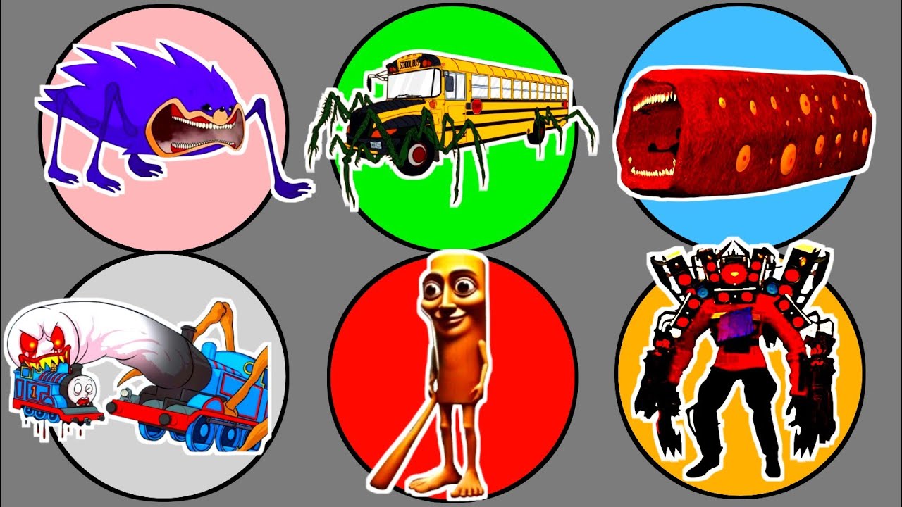 Spin Wheel !! Shin Sonic vs Thomas Eater, Tung Tung Sahur, Speakerman, Bus Eater 