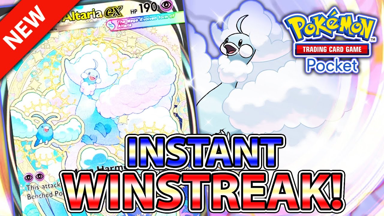 Мега-Алтария поможет вам быстрее всего получить ранг Мастера! | Pokemon TCG Pocket