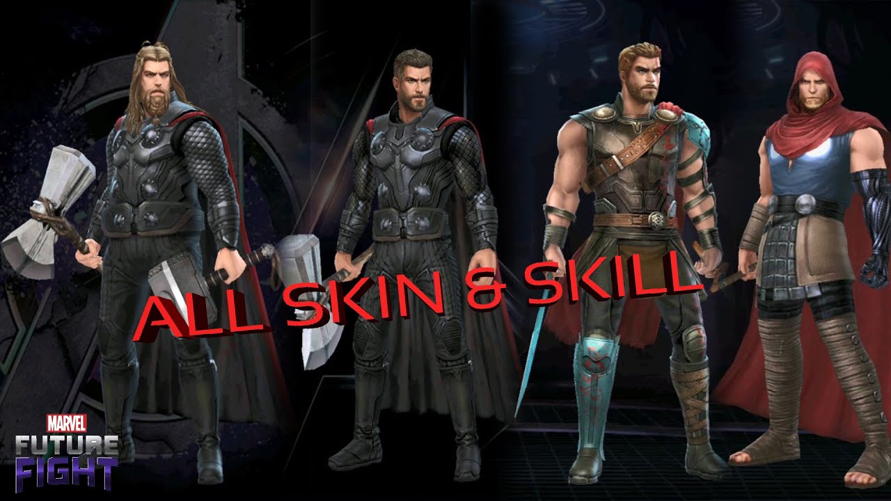 Marvel Future Fight | All skin & skill | Thor 2020