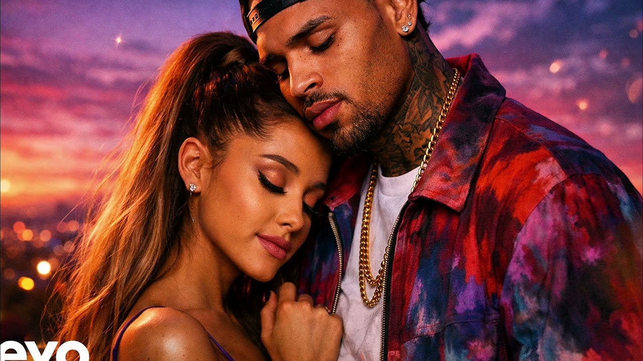 Ariana Grande & Chris Brown - One Last Time With You (Lyrics Video)