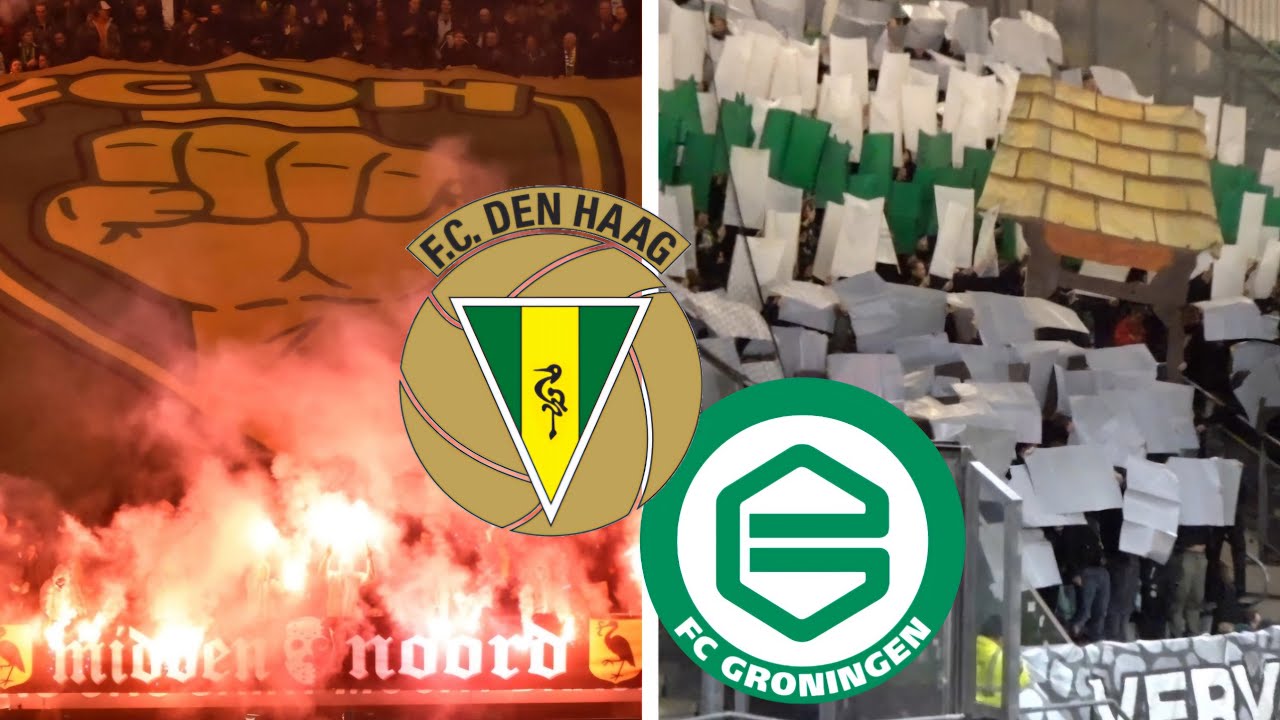 ADO - FC GRONINGEN ULTRAS FANS 🇳🇱 PYRO SHOW FC DEN HAAG🔰 NORTH-SIDE 🔥💣