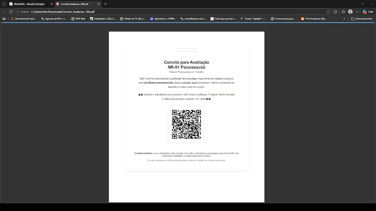 WEBPsico - Avaliação psicossocial