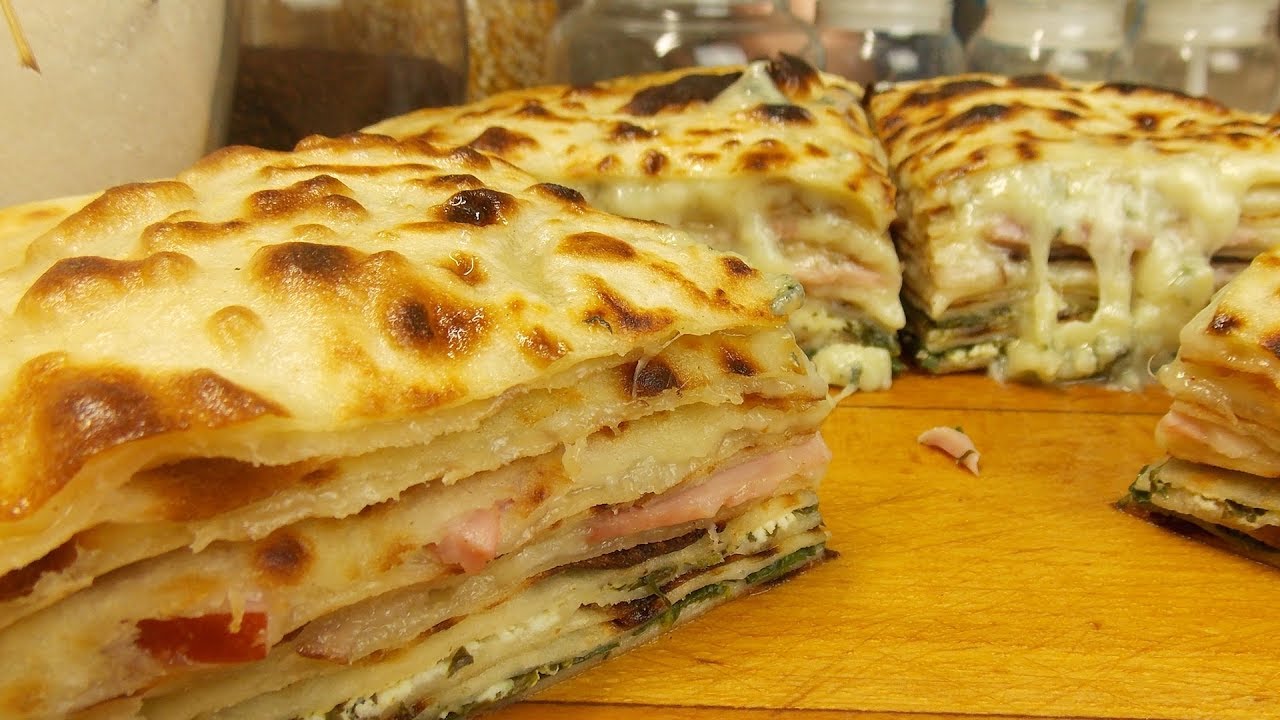 Punjene Lepinje - Gözleme - Turkish flatbread