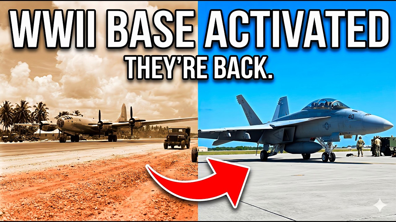 The US is Rebuilding WWII Bases: Marines Activate Tinian Island